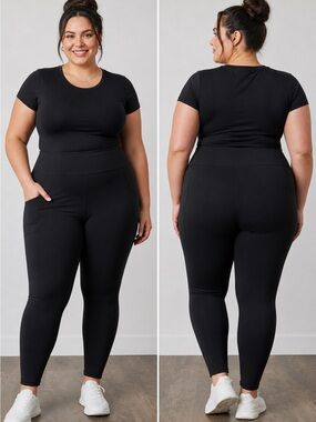 Black High-Waisted Leggings